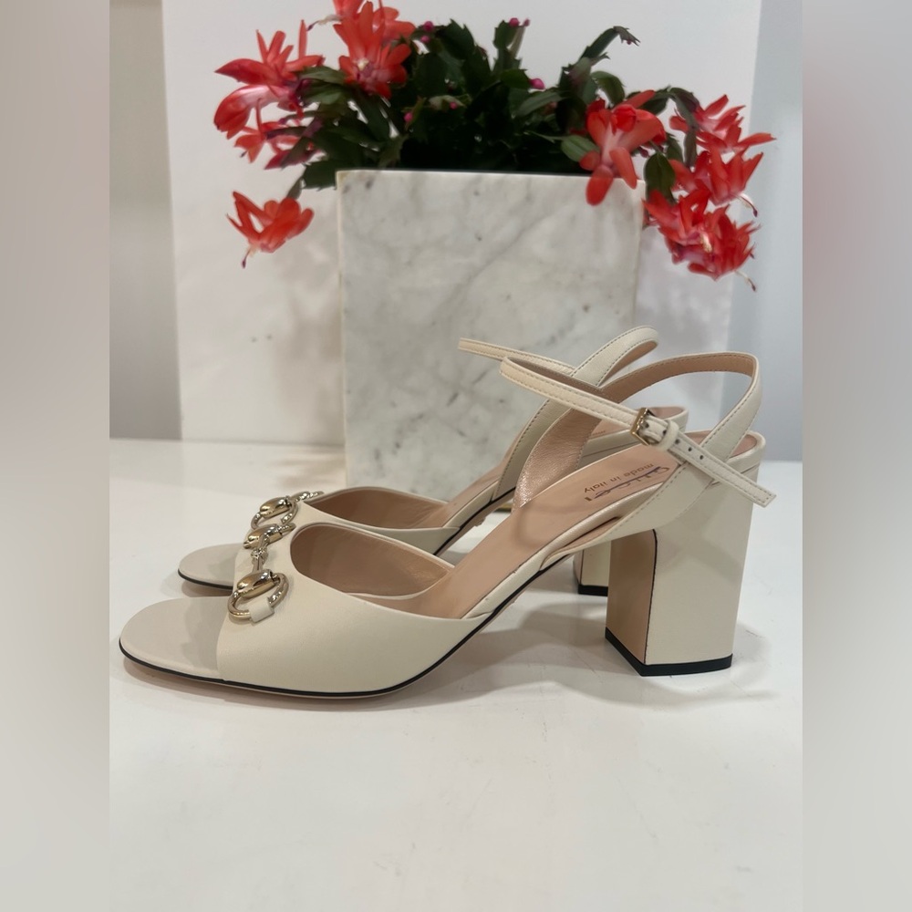 GUCCI
Lady Horsebit 75 leather sandals - Picture 1 of 10